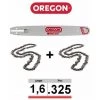Pack 1 Guide + 2 Chaines Tronçonneuse Oregon 325 063 SFGD025 | 38cm