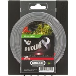 Fil Pour Débroussaillage Duoline Rond Oregon - Longueur 15 M - Diamètre 3 Mm